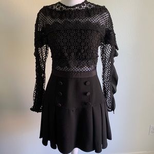 COPY - Self Portrait Black Lace Dress